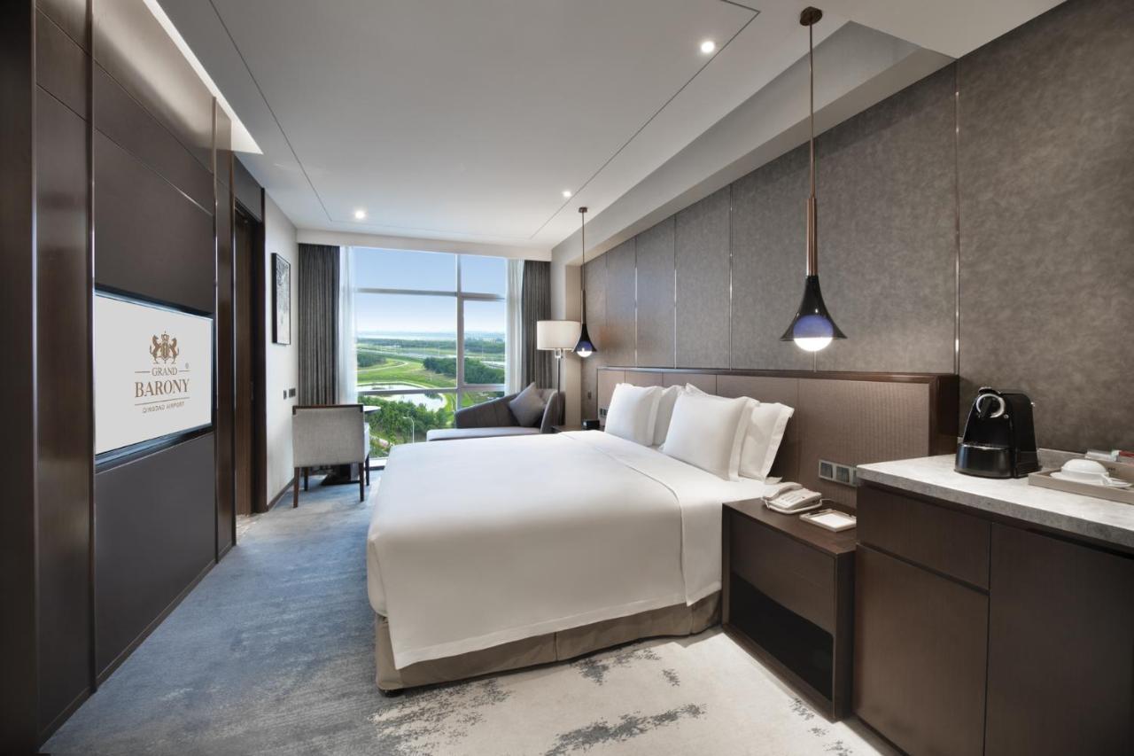 Grand Barony Qingdao Airport Hotel Bagian luar foto